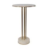 Autres tables - TABLE D'APPOINT EN PIERRE BEIGE - EUROMARMI STORE