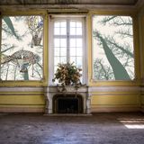 Papiers peints - Décor mural / papier peint sur-mesure "Vol en forêt " - CHARLOTTE MASSIP