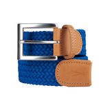 Petite maroquinerie - Ceinture tressée bleu électrique - VERTICAL L ACCESSOIRE