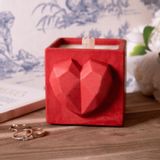 Cadeaux - Bougie en béton coloré - LOVE - JUNNY