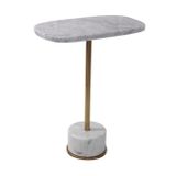 Tables basses - WHITE CARRARA MIX GOLDEN COFFEE TABLE - EUROMARMI STORE