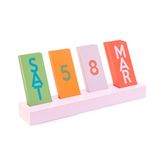 Stationery - WOOD PERPETUAL SHAPES CALENDAR HF - HELIO FERRETTI