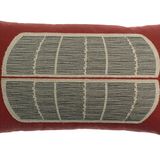 Coussins - Coussin brodé Yaël Géranium 30 x 50 - MAISON VIVARAISE – SDE VIVARAISE WINKLER