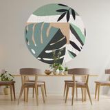 Papiers peints - Papier peint rond Monstera Deliciosa - EASY D&CO BY HD86