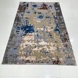 Rugs - ITR 102, Modern Direct From Indian Factory Colorful Customizable 80 - 100 Knots per square Inches Handknotted Indo Tibbetan Wool Bamboo Art Silk Rugs Carpet For Home and Projects - INDIAN RUG GALLERY