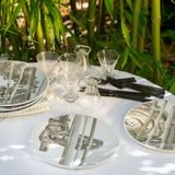 Unique pieces - "Beyond the bamboos" porcelain plates - CHARLOTTE MASSIP