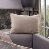 Coussins textile - MEDICIS coussin 40x55cm housse MEDICIS BEIGE - EN FIL D'INDIENNE...