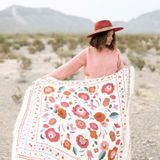 Scarves - Balkans Cream Wool - MARADJI