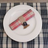 Linge de table textile - SET DE TABLE ENDUIT réversible kelsch/lin - KELSCH D' ALSACE IN SEEBACH