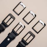 Petite maroquinerie - Ceinture cuir et céramique noir - ROZAN