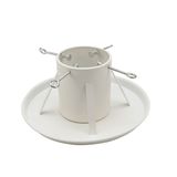 Other Christmas decorations - Christmas Tree Stand Deluxe - White - BY BENSON