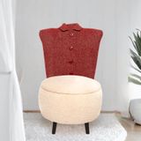 Children's decorative items - Small Chest Chair 'Red Riding Hood'| Unique Piece | Eco-friendly | Handmade - ATYPIKAL COLLECTION
