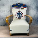 Design objects - Art Deco leather armchair " Lucky Moto-biker " - ATYPIKAL COLLECTION