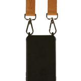 Petite maroquinerie - Lanière de téléphone tressée bordeaux bleu marine - VERTICAL L ACCESSOIRE