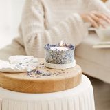 Candles - Soy Wax Candle With Cornflower Petals 250 g - AURAE