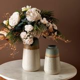 Floral decoration - Bouquet of garden roses - Lou de Castellane - Artificial flowers - LOU DE CASTELLANE