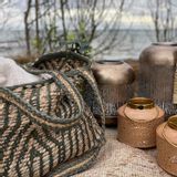 Fabric cushions - Jute bag - BY ROOM