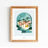Affiches - Affiche Nuances de Bleu - PIGNADA