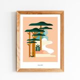 Affiches - Affiche Graphique Landes - PIGNADA