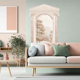 Other wall decoration - Le Grand Décor - Cut-Out Panoramic Wallpaper, Antique Arch in Pink Sandstone Shades - PLAGE SA