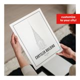 Other wall decoration - Print - New York - Chrysler building - WIJCK.