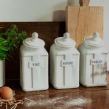 Food storage - HELOISE Limoges porcelain kitchen pots - REMINISCENCE HOME