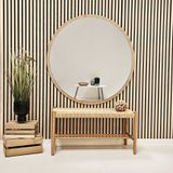 Miroirs - Round mirror - Woody Wood - INCADO