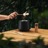 Gifts - Flamme - Modern Table Fire Pit - Up to two hours burn time - Available in Black and Gray - ESPATIO