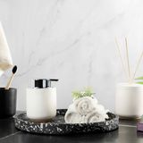 Trays - Circular Tray (Black Terrazzo) - ESPATIO