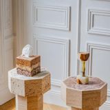 Objets de décoration - La boîte à mouchoir Anne - Onyx Rouge. - STUDIO GAÏA