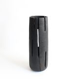 Vases - Large black dried flower vase, handmade home decor - WOODENDREAMS