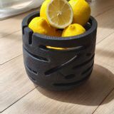 Vases - Handmade black wooden decorative vase - WOODENDREAMS