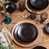 Everyday plates - Assiette plate 27cm Onyx - TABLE PASSION / BASTIDE 1880