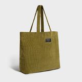 Travel accessories - Olive Corduroy Tote bag ♻️ - WOUF