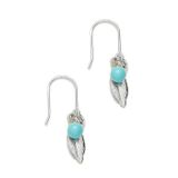 Jewelry - Feathers and their stones earrings - COCOONME