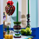 Other Christmas decorations - Mexican Threadwork single candle stand (small) - SOKA DESIGN STUDIO TABLEWARE