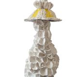 Unique pieces - Porcelain sea mushroom. - SOPHIE LULINE CÉRAMISTE