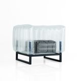 Lawn armchairs - YOMI| LIMITED EDITION\” OPEN BAR\” Transparent Backrest - Armchair - MW DESIGNER FURNITURE