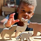 Children's games - 511130 WOODEN ANIMALS FOREST - EGMONT TOYS