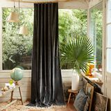 Rideaux et voilages - BOHO Rideau 140x300 cm BOHO ANTHRACITE - EN FIL D'INDIENNE...