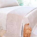 Bed linens - Lyric Quilt 90X200 Cm Lyric Beige - EN FIL D'INDIENNE...