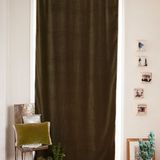Linge de lit - MEDICIS rideau 130x280cm MEDICIS KAKI - EN FIL D'INDIENNE...