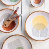 Platter and bowls - Sunset - TABLE PASSION / BASTIDE 1880