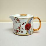 Tea and coffee accessories - Victorian Romance Printed Kettle BIG - SOKA DESIGN STUDIO TABLEWARE