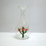 Carafes - Jardin carafe with flower inside - SOKA DESIGN STUDIO TABLEWARE