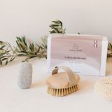 Cosmétiques - Coffret Bain - Corps (brosse de massage, éponge coton, pierre ponce) - ANDREE JARDIN