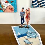 Torchons textile - Torchon À la plage - BEAUVILLÉ
