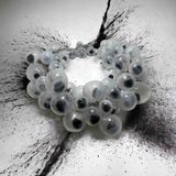 Art glass - Eyes cluster necklace - MARIE FLAMBARD