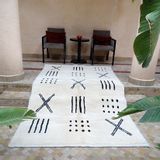 Decorative objects - Bogolan Berber Carpet Beige - KILYM