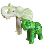 Decorative objects - Green Heart Elephant Candle - EL PELICANO